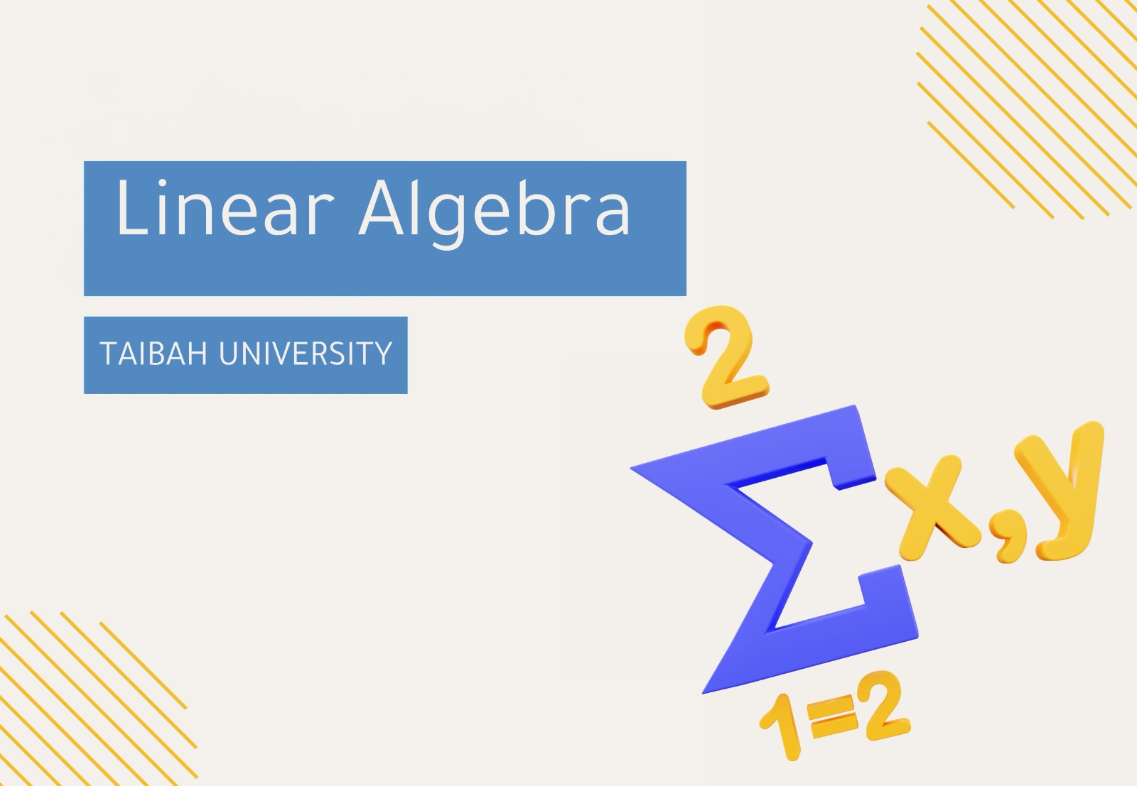 Linear Algebra